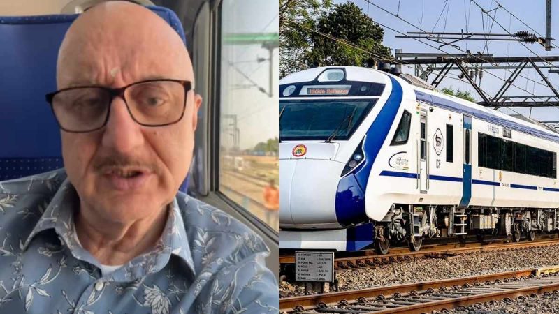 Anupam Kher Travels On Jaipur-Delhi Train, Advocating Sustainable Travel