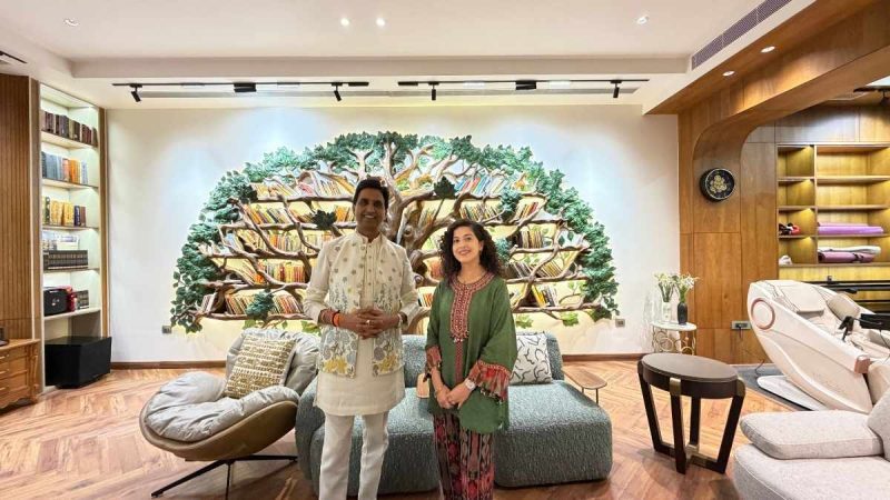 Inside Kumar Vishwas’s Lavish Five-Storey Noida House Featuring Private Salon, Spa & Library!