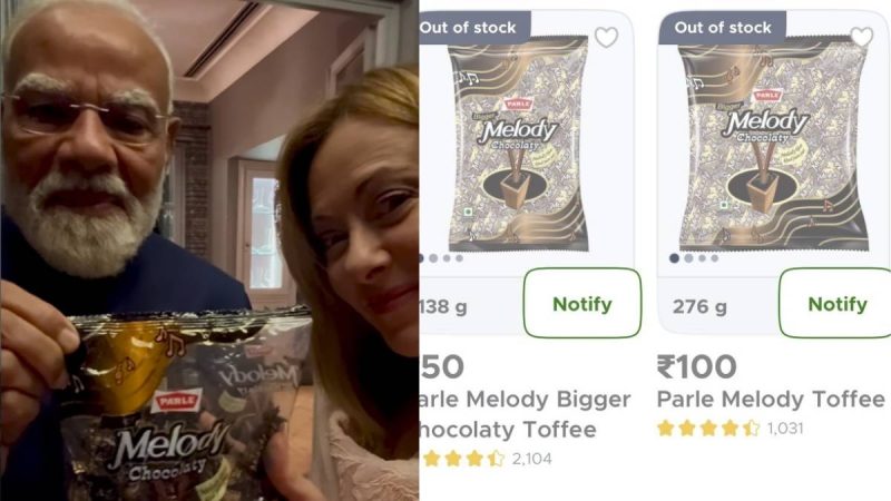 After PM Modi’s Viral ‘Melody’ Moment, ₹1 Toffee Gets Sold Out On Blinkit, Zepto & Instamart!