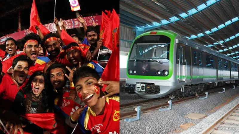 RCB Fans! Get FREE Tickets On Bengaluru Metro On IPL Final Match Day, May 31