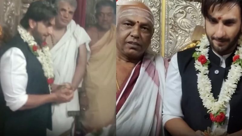 Ranveer Singh Offers Prayers At Chamundeshwari Temple Amid Don 3 Exit & Kantara Controversy