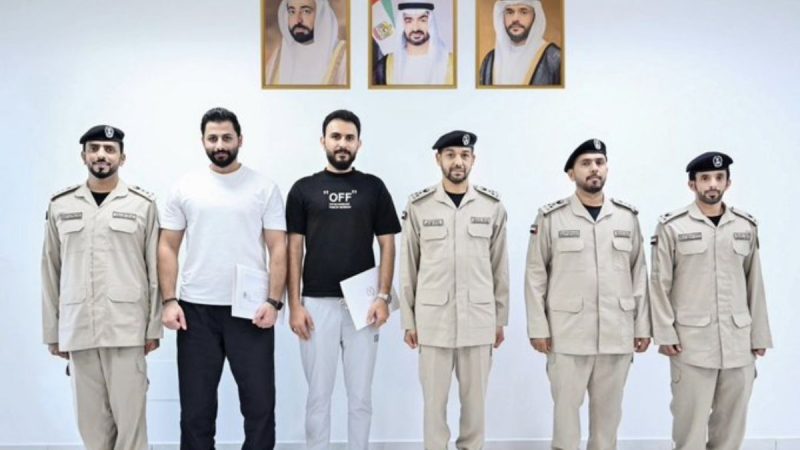 Sharjah Residents Rescue Driver From Sinking Car, Police Praise Their Bravery