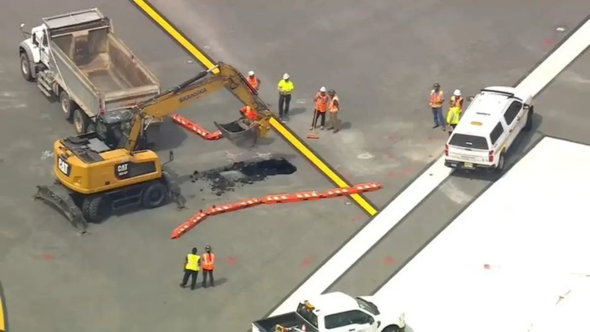 Sinkhole Near Runway Shuts Down Operations At New York’s LaGuardia Airport, Hundreds Of Flights Hit