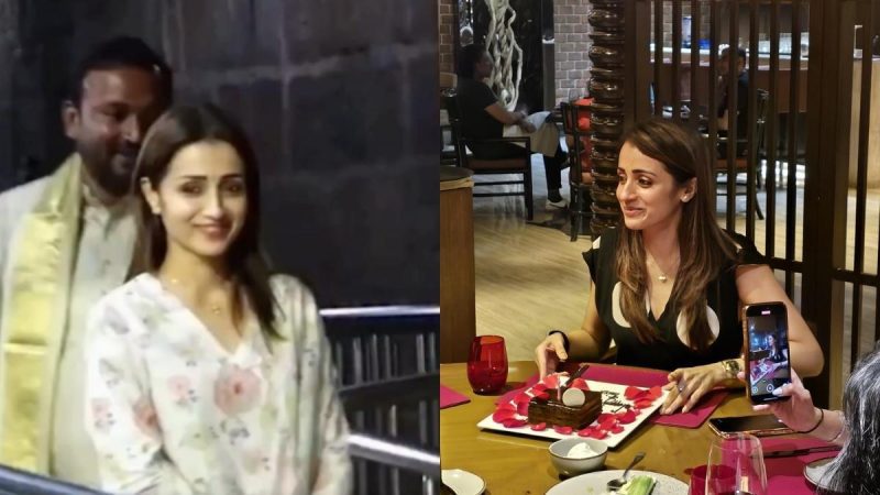Amid Vijay’s Election Win, Trisha Celebrates 43rd Birthday At THIS Hotel In Chennai With Cake