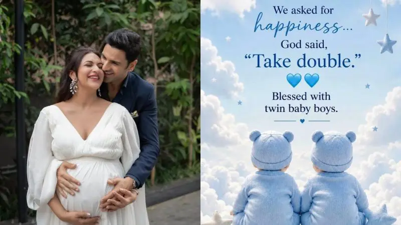 Divyanka Tripathi & Vivek Dahiya Blessed With Twin Baby Boys; Announce, “Mere Karan Arjun Aa Gaye!”