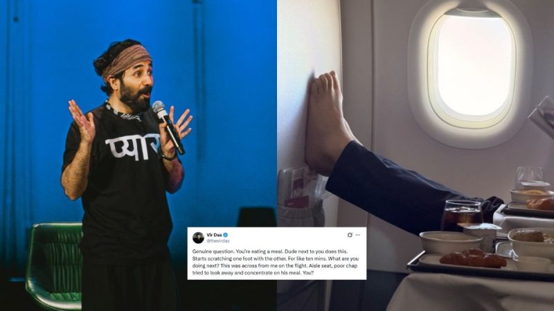 Flight Etiquette Or Making Use Of Leg Room? Vir Das’s X Post Leaves The Internet Divided