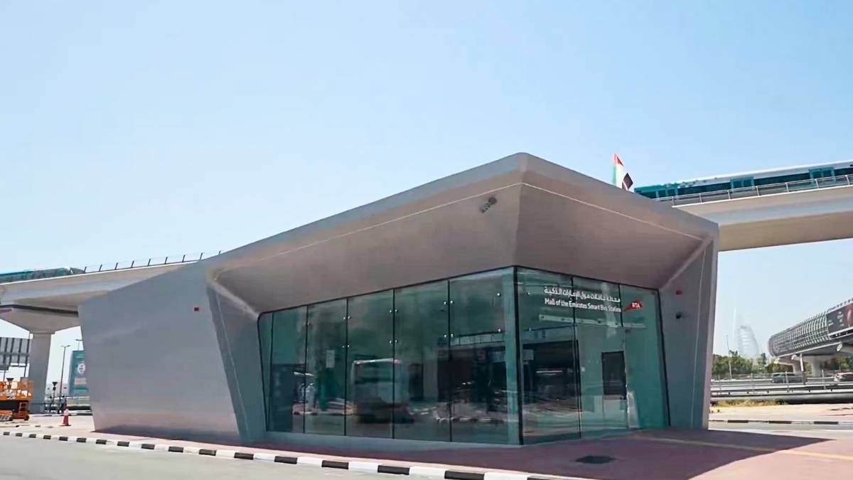 Serving 11 Bus Routes, Dubai RTA Opens The First Mall Of The Emirates Smart Bus Station