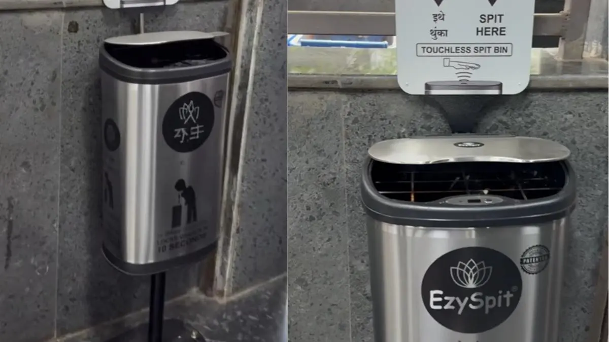 Is There A Spit Box At A Mumbai Metro Station? Viral Video Leaves Netizens Divided