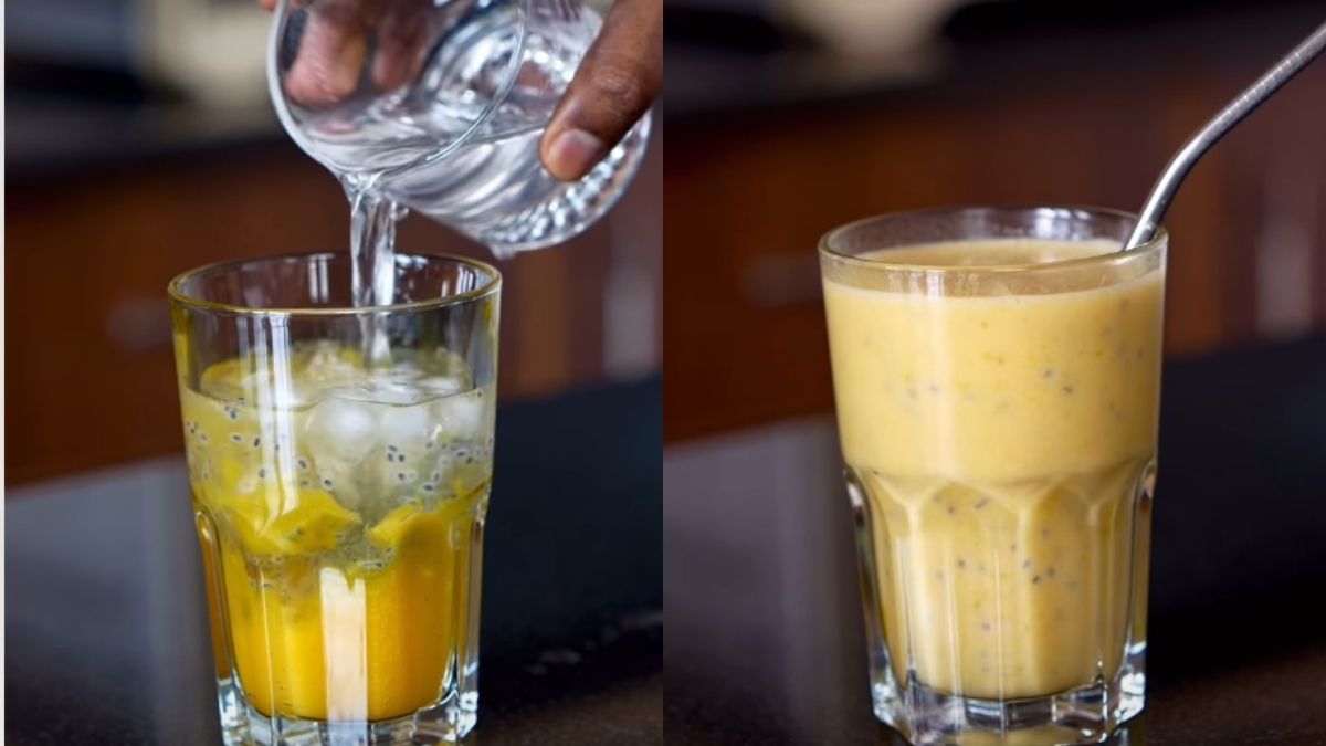 Too Hot To Handle? Cool Off With This Tropical Mango Summer Drink