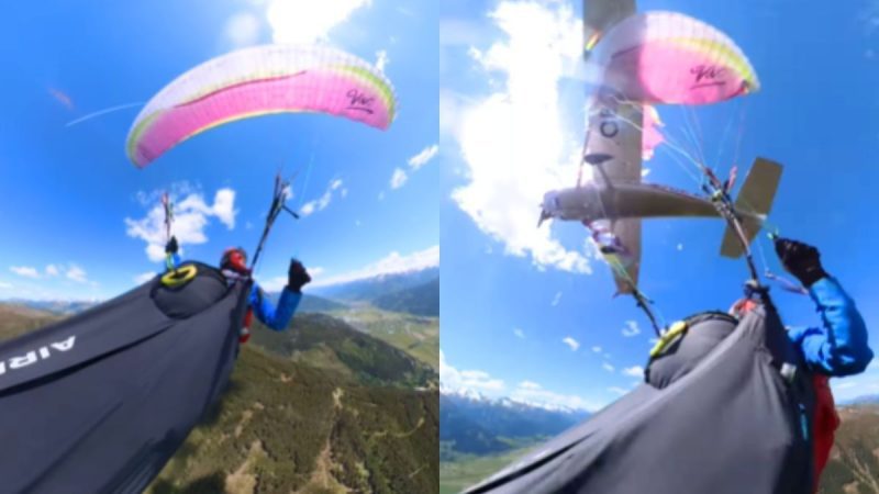 Video Shows Woman Paraglider’s Terrifying Fall In Austria; Miraculously Escapes With Minor Injuries