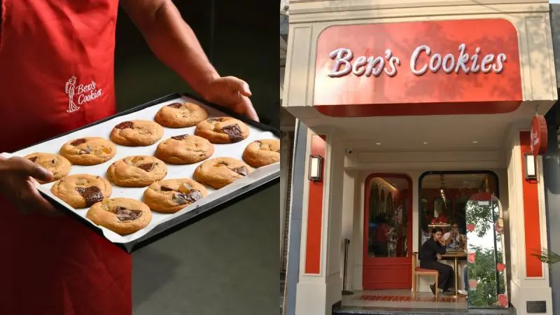 UK’s Iconic Ben’s Cookies Makes India Debut; THIS City Gets First Bite Of Chunky, Gooey Cookies