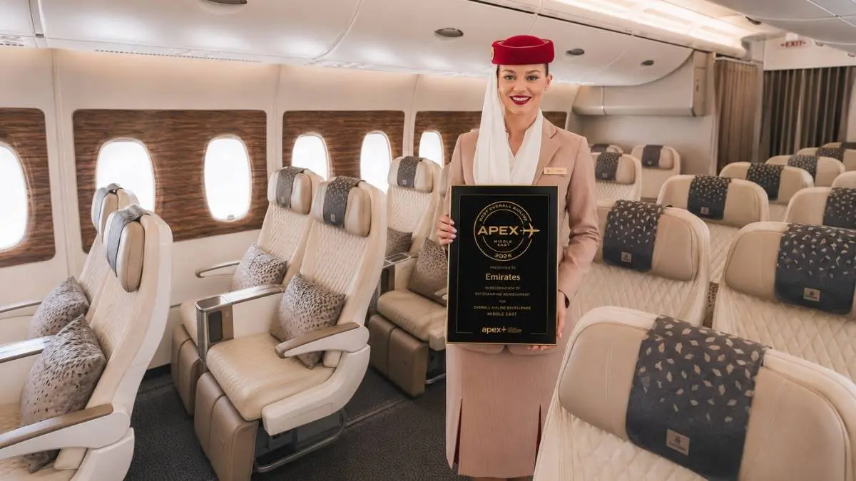 Emirates Named The Best Overall Airline In The Middle East At 2026 APEX Best In Airline Awards