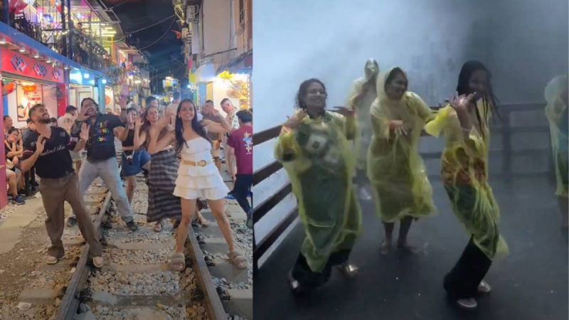 World Is A Stage? Hanoi Train Street To Niagara Falls, 5 Viral Moments Indians Danced Like Noone Watched