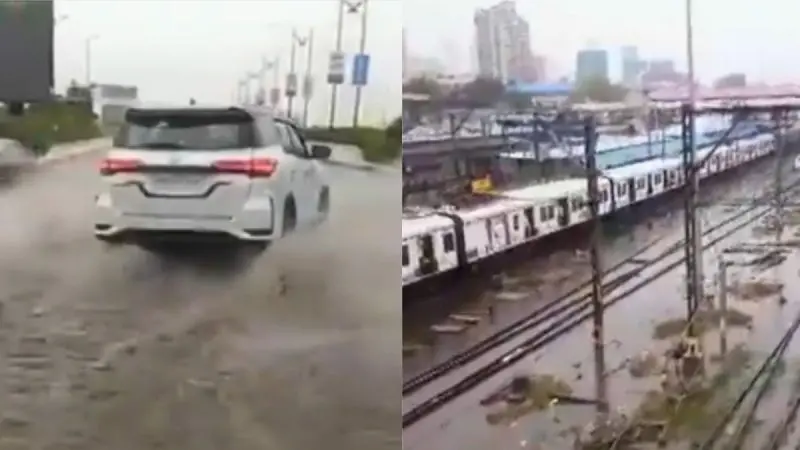 Mumbai Rains: City Receives 45% Of June Rain In 24 Hrs! Roads Flooded, 41 Trains Cancelled