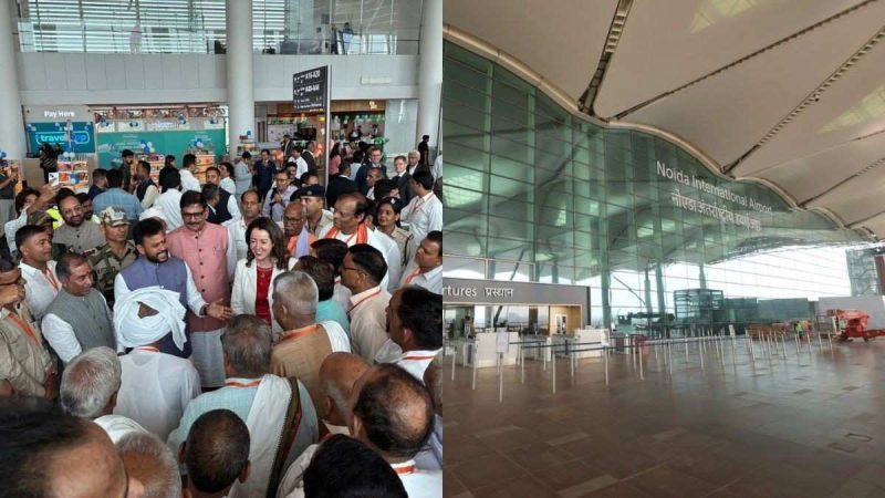 Noida International Airport Begins Operations; 172 Farmers Who Gave Land Board First Flight