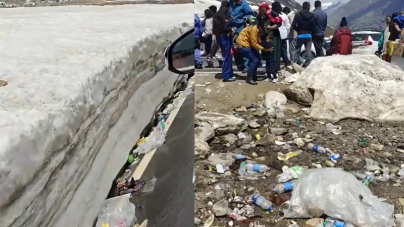 “Take Your Waste Back”: Viral Video Sparks Concern Over Littering At Rohtang Pass