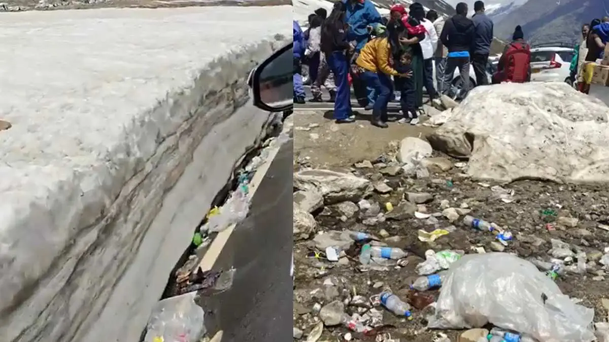 “Take Your Waste Back”: Viral Video Sparks Concern Over Littering At Rohtang Pass
