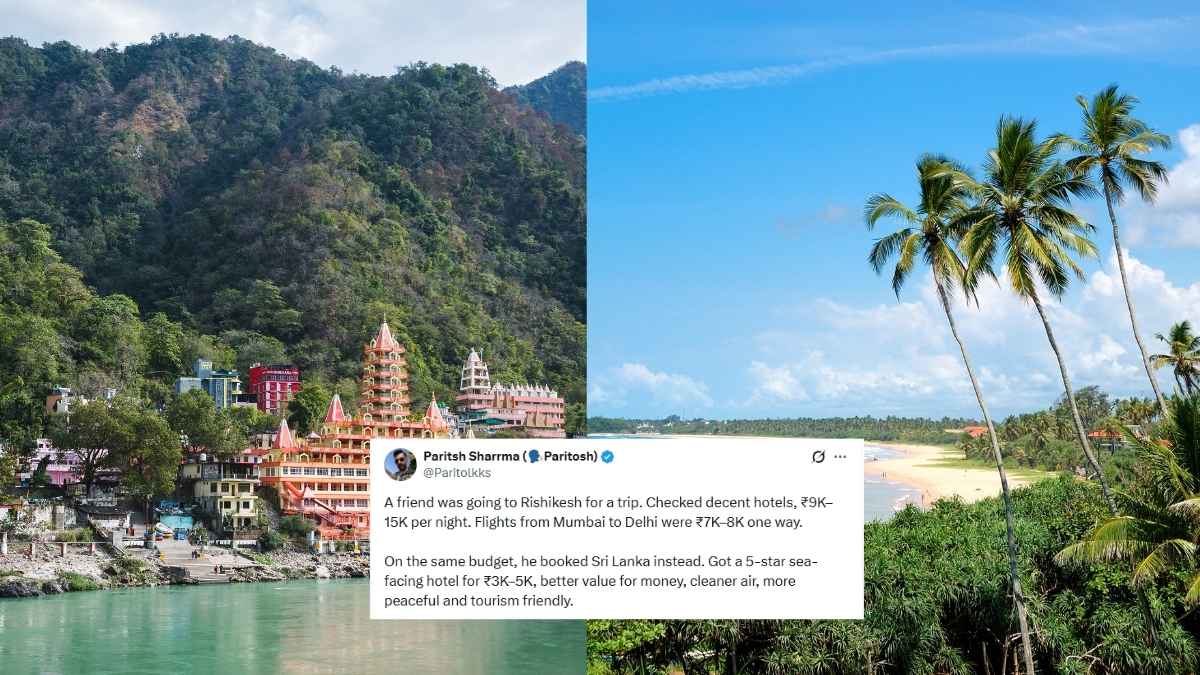 Is Sri Lanka Cheaper Than Rishikesh? Indian Man Proves It After Seeing ₹15K Hotels & ₹8K Flights