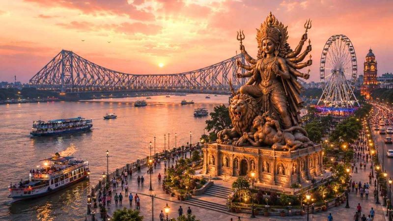 60-Ft-Tall Maa Durga Statue To Be Installed In West Bengal’s Howrah To Boost Tourism