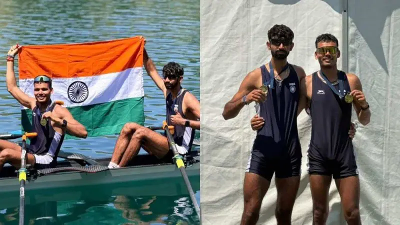 Major Milestone For India! 2 Indian Army Men Win The Nation’s First Gold Medal At World Rowing Cup
