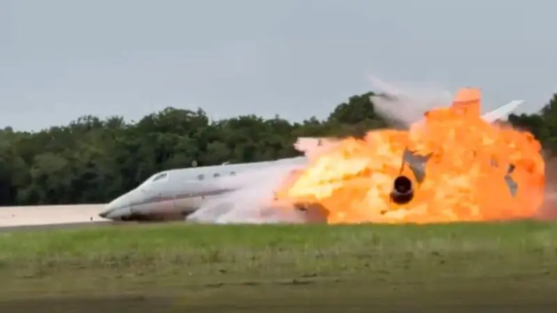 2 Dead After Private Jet Crashes & Catches Fire During Emergency Landing In Dominican Republic
