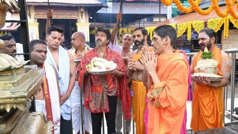 thalapathy vijay Mookambika Temple