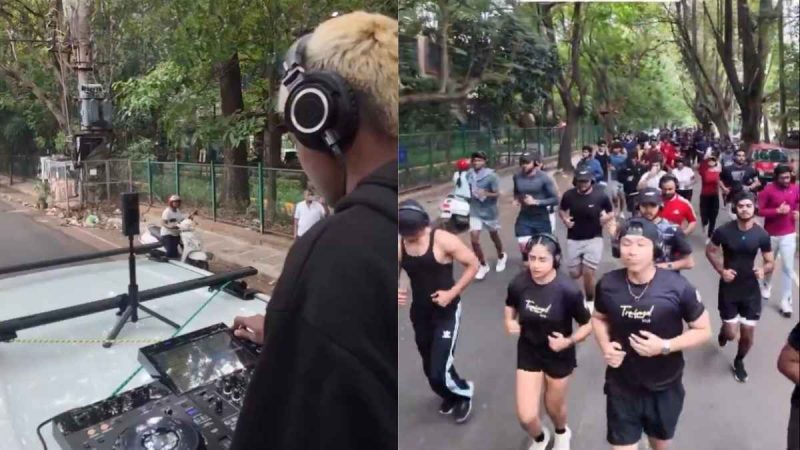 “Bengaluru Is Crazy”: JP Nagar’s Wireless DJ Run Goes Viral; Internet Shares Mixed Reactions