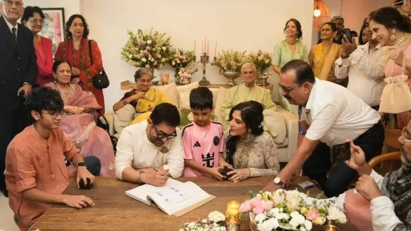 In Pics: Aamir Khan & Gauri Spratt Tie The Knot In An Intimate Wedding At His Mumbai Home