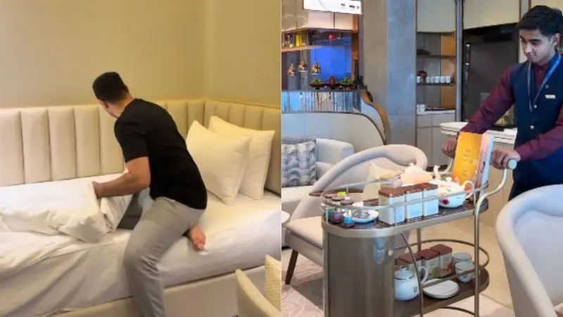 Not 5-Star Hotel, It’s Air India Suite! Viral Clip Shows Bed, Butler Service At Delhi Airport Suite