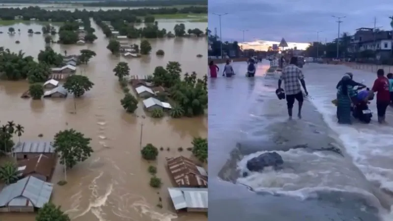 Assam Floods: 75 Dead, Charaideo Worst-Hit, ₹9 Lakh Relief Announced