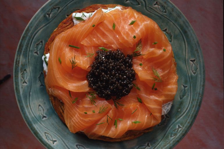 Caviar And Smoked salmon