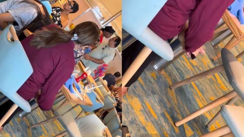 Passenger Seen Scratching Foot With Fork On Cruise Ship; Viral Video Raises Hygiene Concerns