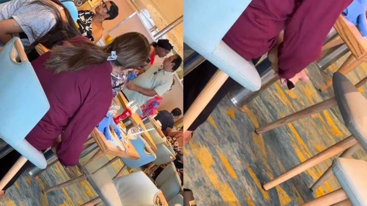 Passenger Seen Scratching Foot With Fork On Cruise Ship; Viral Video Raises Hygiene Concerns