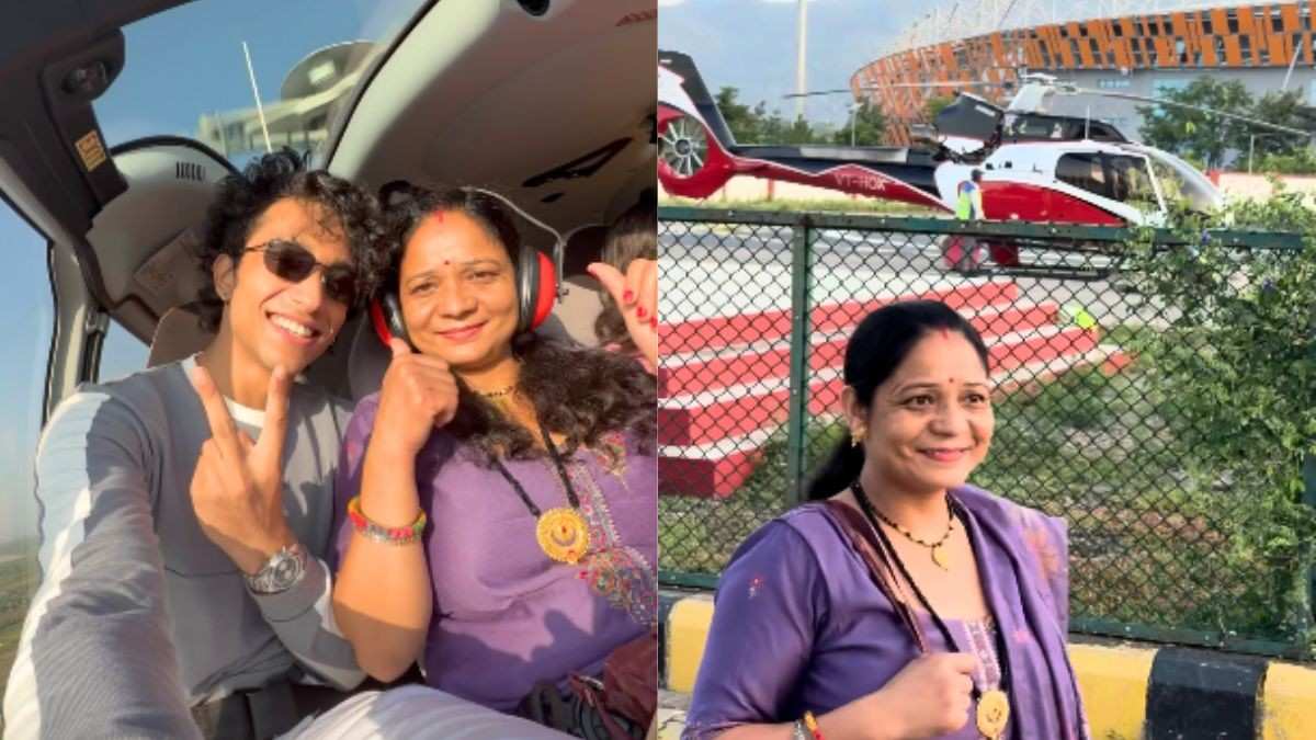 “My Mom’s 1st Helicopter Ride,” MTV Roadies’ Yogesh Rawat Shares A Heartwarming Video