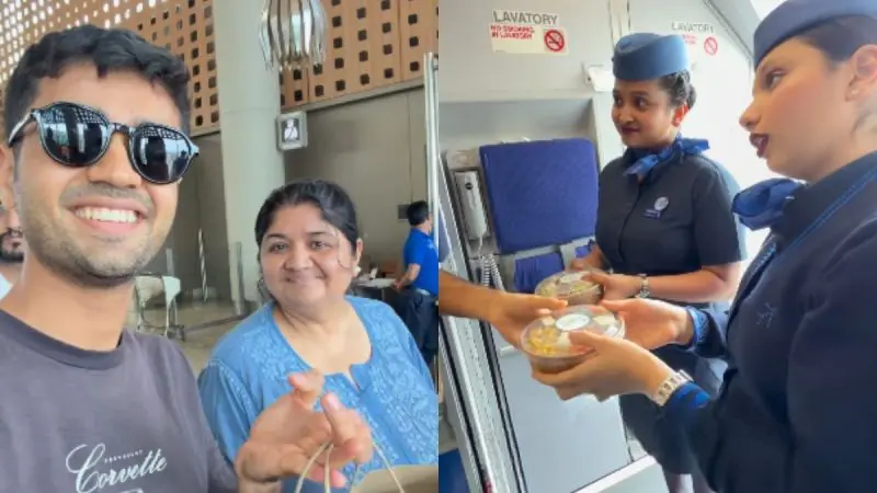 Mumbai Chef Surprises IndiGo Cabin Crew With Packed Meals; Video Wins Hearts