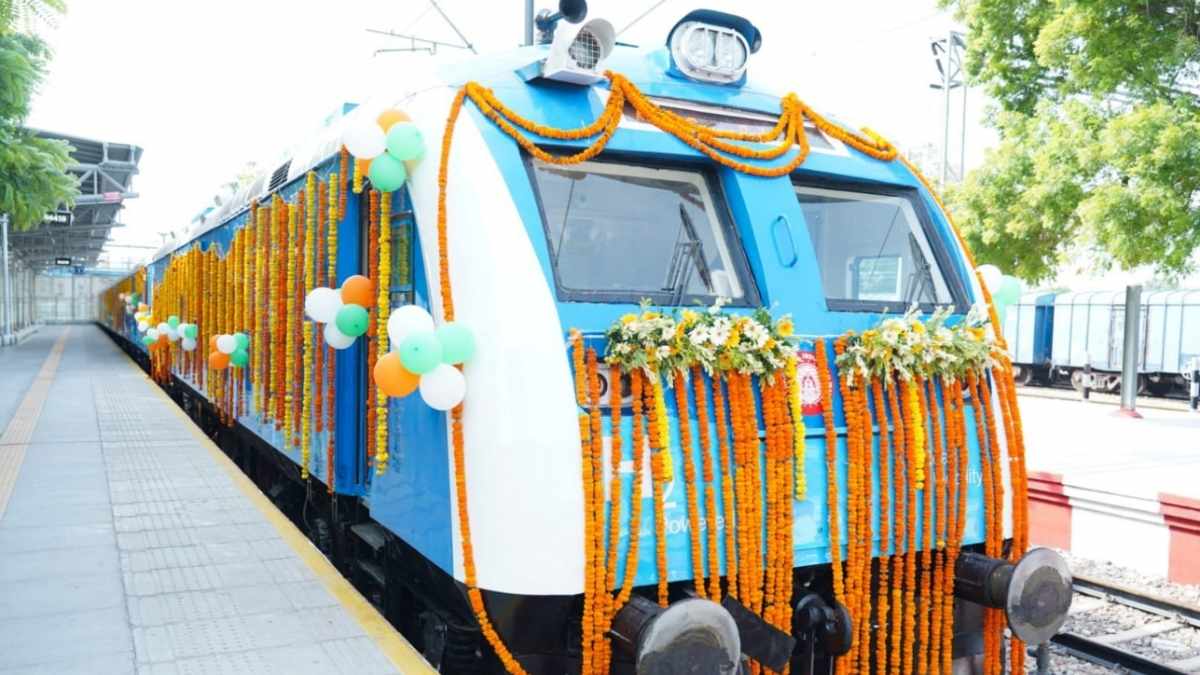 PM Modi Flags Off India’s First Hydrogen-Powered Train; Calls It A ‘Dream Of India’