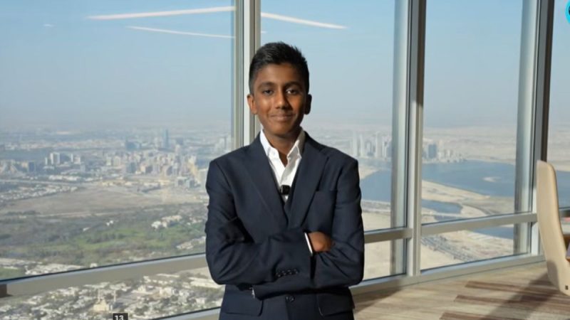 “Dubai Doesn’t Look At Your Age”, Says 14-Year-Old Dubai-Based Indian Entrepreneur
