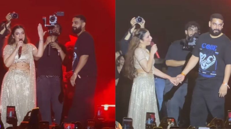 Dhurandhar Singer Jasmine Sandlas Introduces Fiancé On Stage; Announces Engagement