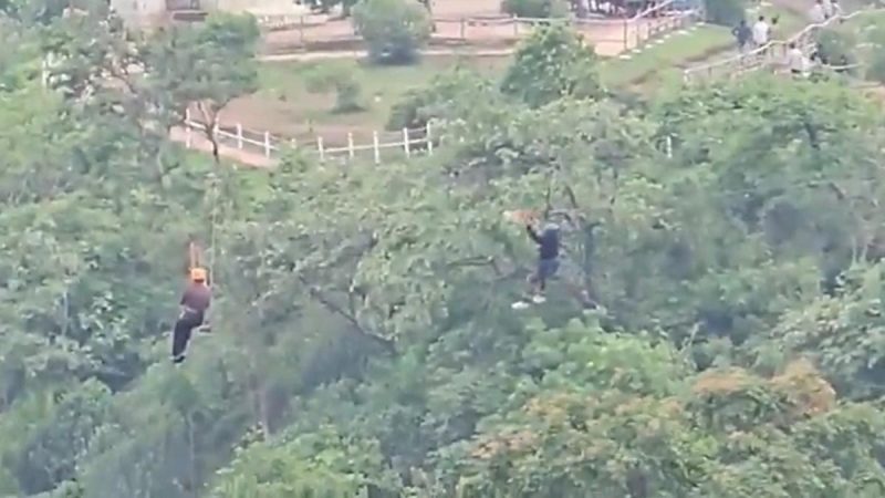 Zipline Turns Into Nightmare As Tourist Gets Stuck Over 3,500-Ft Gorge In Maharashtra
