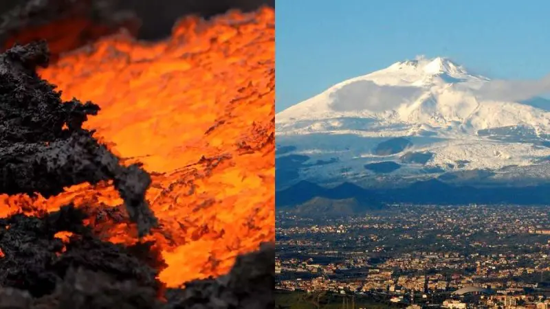Video: At 9,800 Ft, Mount Etna Puts On A Fiery Show With Bright Red Flashes & Lava Flows