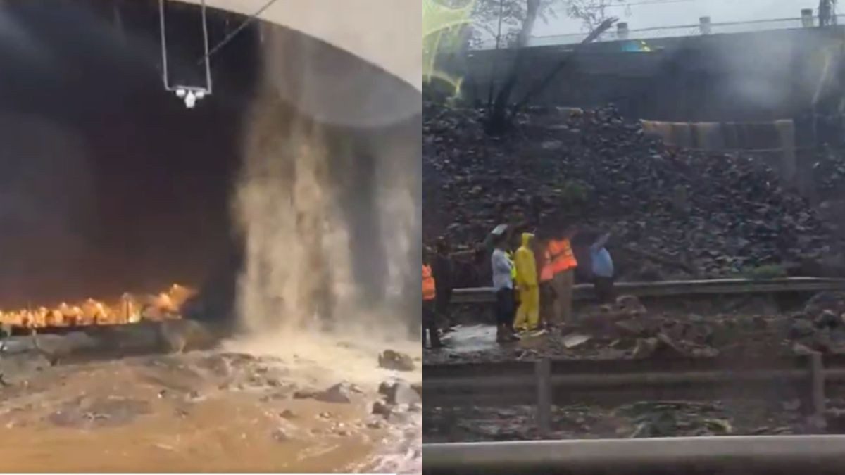 Mumbai-Pune Expressway: Landslide Near Tunnel 2 Shuts Missing Link; Commuters Rerouted Via Lonavala