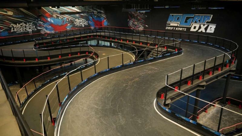 Love Drifting? Dubai Is Now Home To The World’s First Two-Level Drift Kart Track