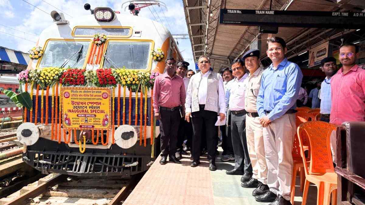 Northeast India Gets 1st MEMU Train Between Assam & Tripura; Route, Travel Time & Deets Here!