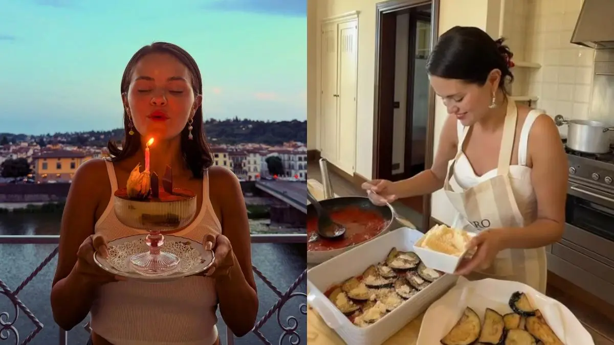 Selena Gomez Celebrates 34th Birthday With Tiramisu In Italy; Whips Up Italian Feast With Benny Blanco