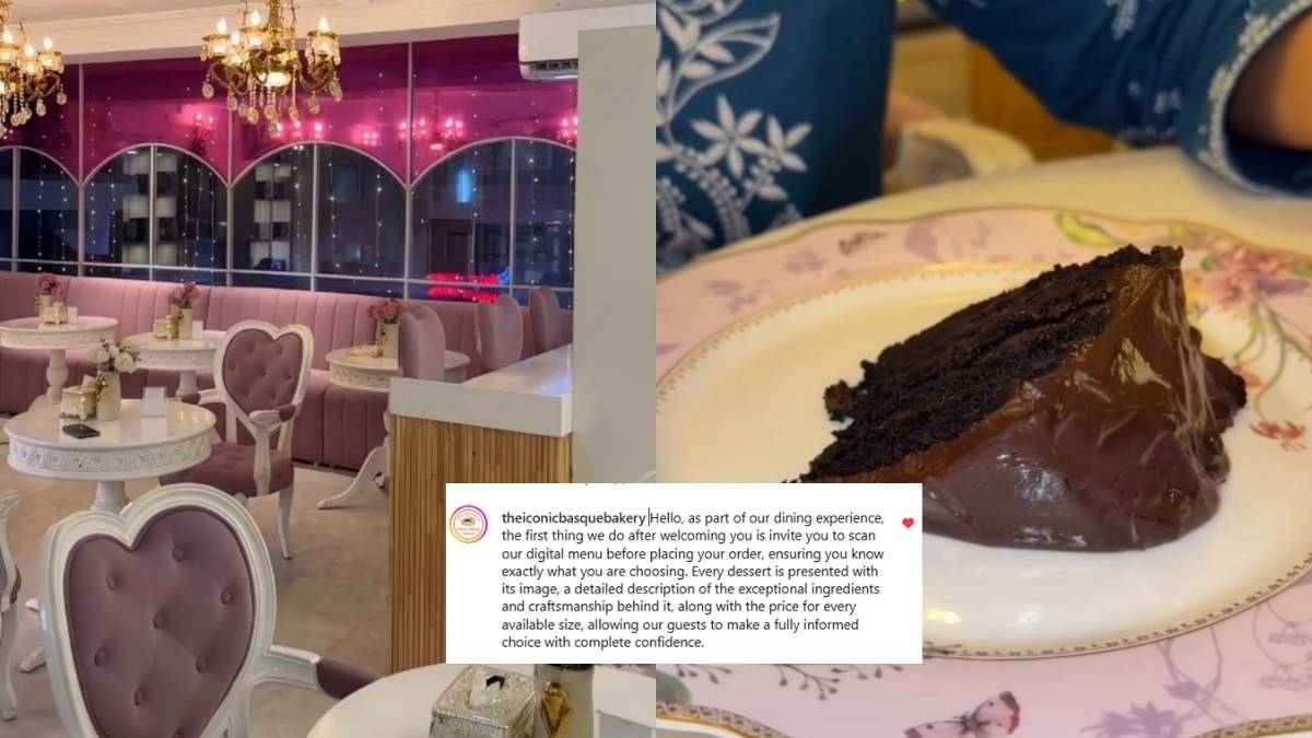Bengaluru’s Basque Bakery Claps Back At Customer Over ₹5,250 Dessert Bill, Calls Her ‘Illegitimate Influencer’