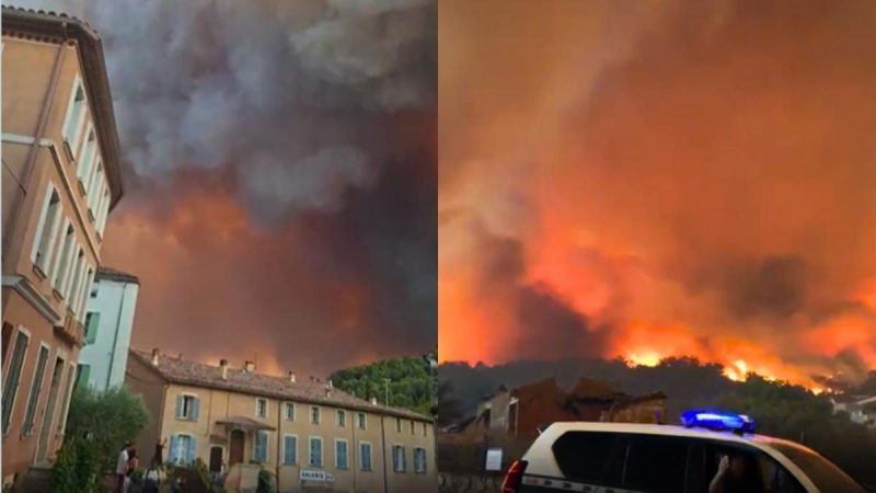 40,000 People Evacuated In France, Spain Declares National Emergency As Wildfires Rage