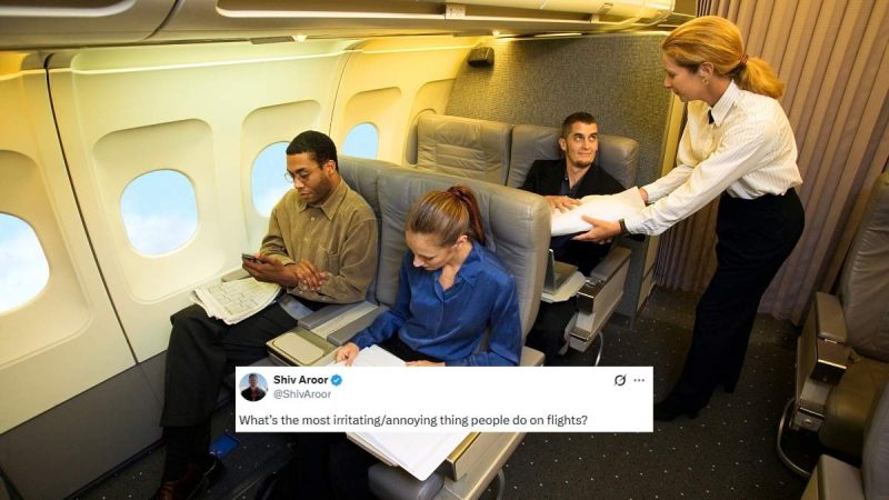 Crying Baby To Snoring: Journo Shiv Aroor’s Question On Annoying Flight Habits Gets Viral Responses