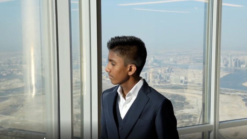 14-Year-Old Indian CEO In Dubai Attended His First Meeting At The Age Of 6
