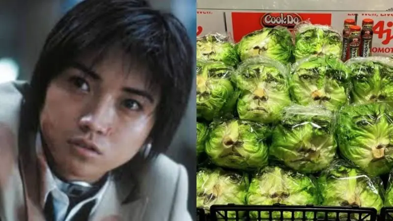 Why Death Note Actor’s Face Is Wrapped Around 10,000 Heads Of Lettuce Across Japan?