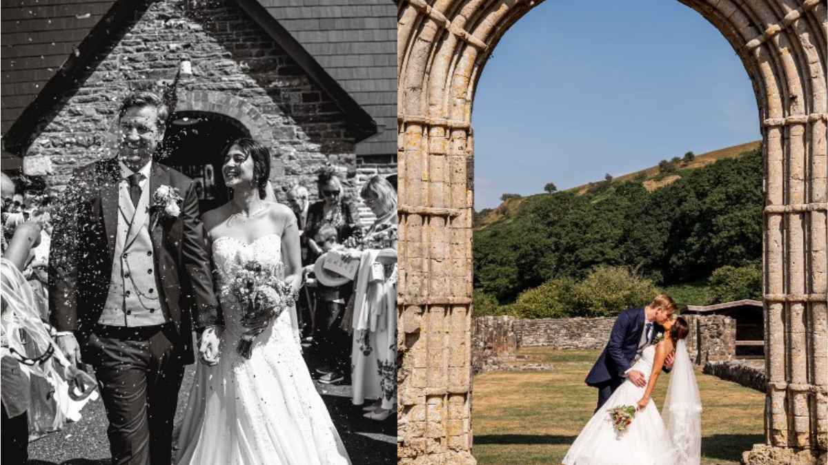 Jennifer Winget & William Ishmael Wedding Pics Out! Couple Kiss At 12th-Century Ruins In Wales